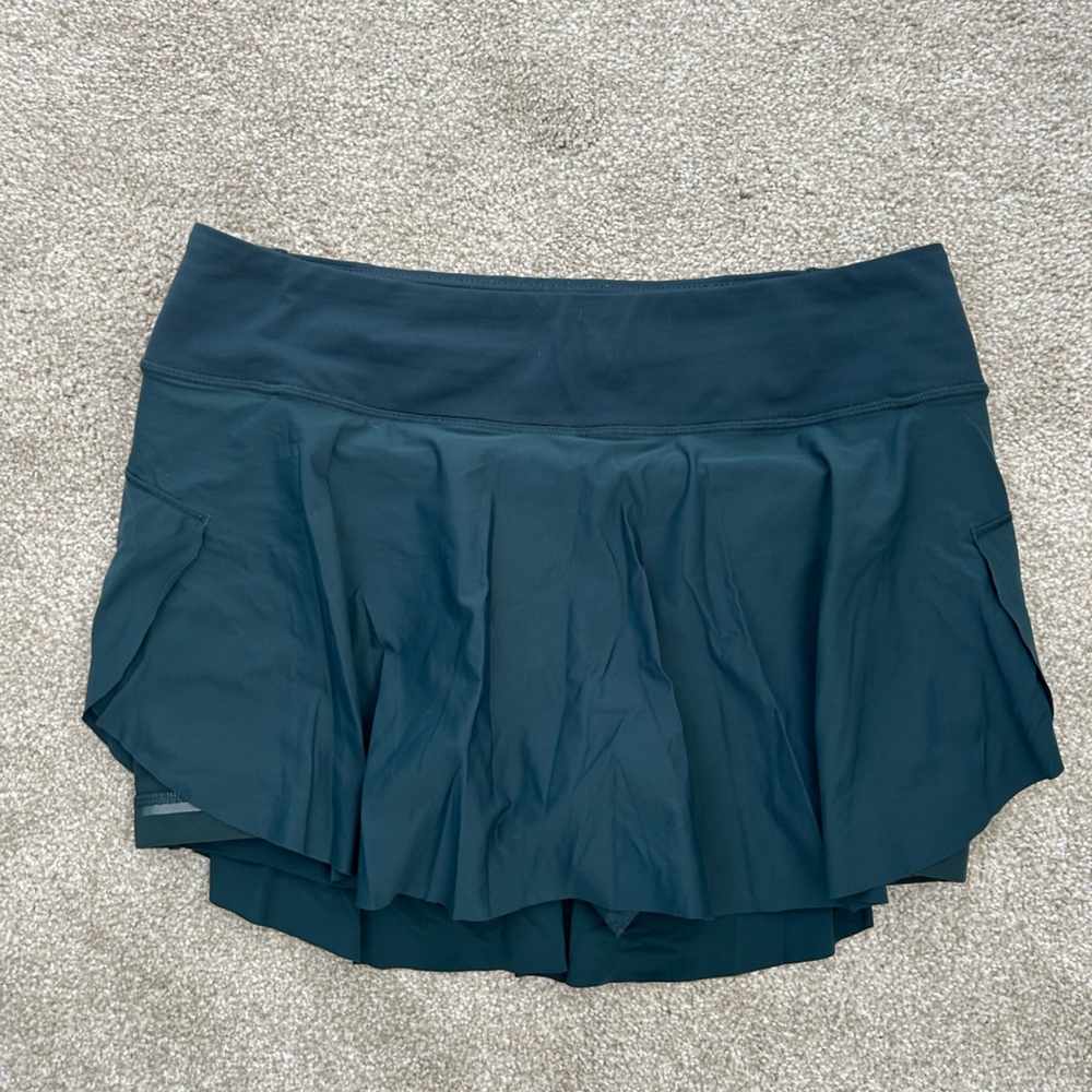 lululemon athletica Dark Teal Mini Skirt